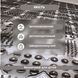 Нескользящий противоскользящий коврики для душа для ванной Массажный серый 37х67 см 488 Kha фото 7