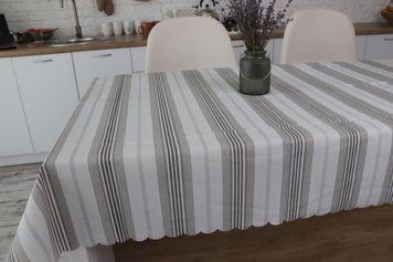 Скатертина декоративна з орнаментом захисна 110х140 см 2255 Vin фото