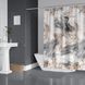 Штора для ванны и душа турецкая Baran Grey Tropichome 180x200 cм 2285 Vin фото 3