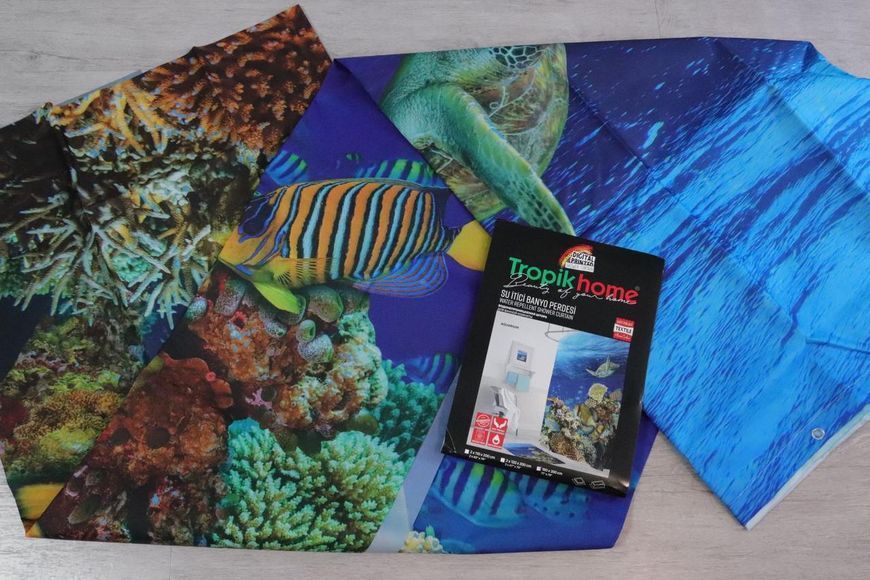 Штора для ванної Aquarium Tropichome 180x200 cм 2090 Vin фото