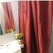 Раздвижная шторка для ванны и душа тканевая турецкая 180х180 см Пика бордовая 786 Vin/2 фото 6